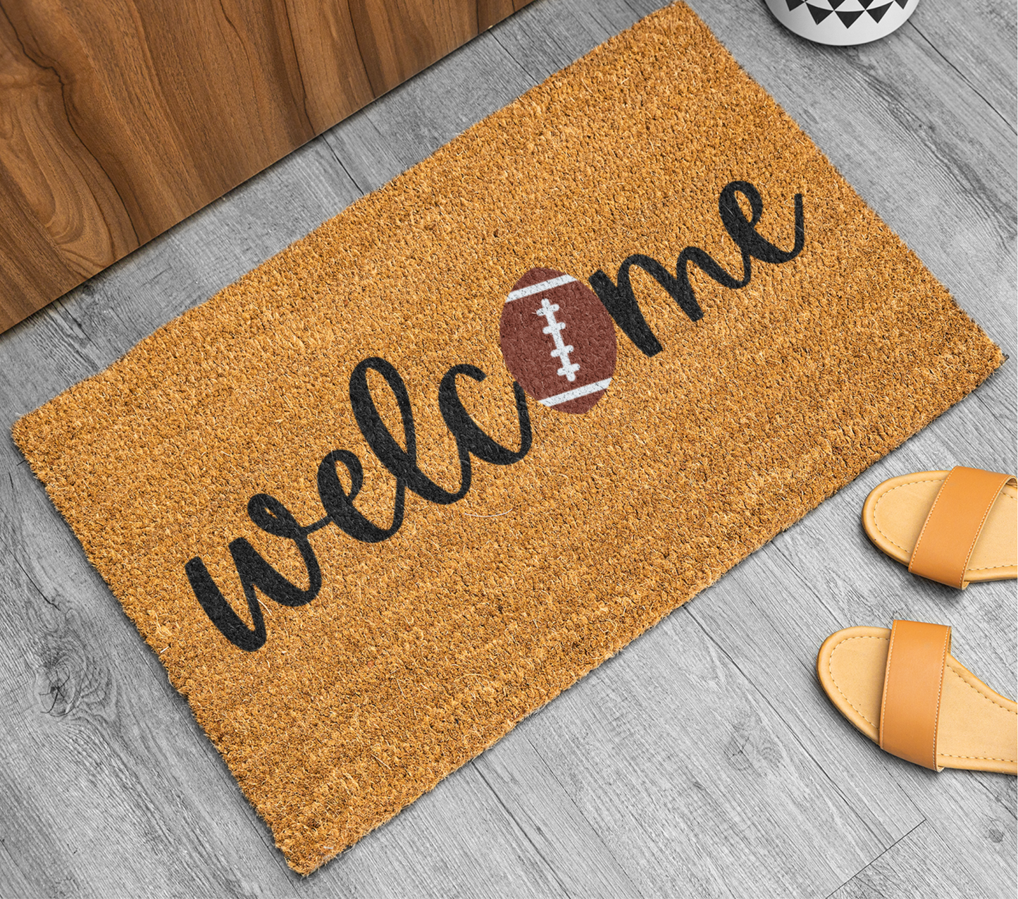 Football Doormat, Welcome Doormat