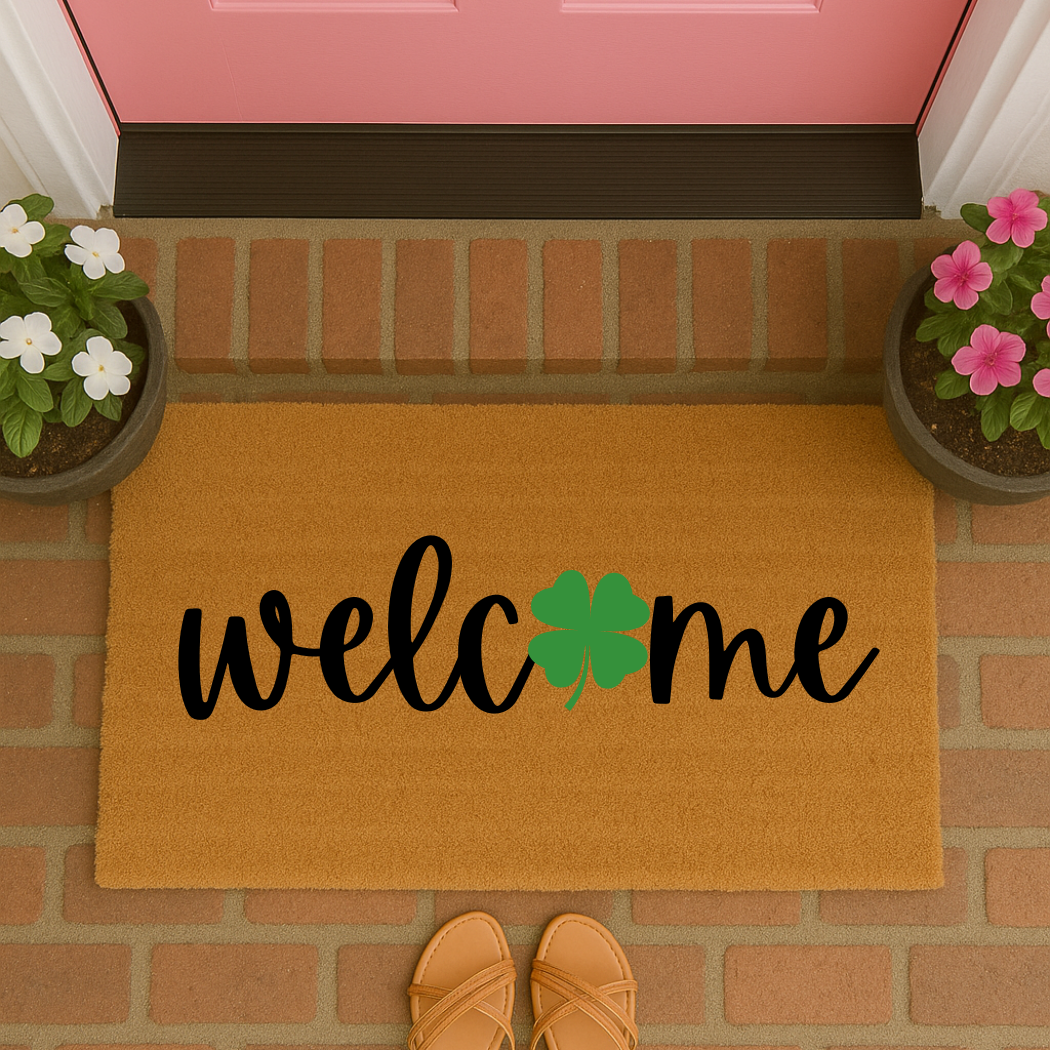 Four Leaf Clover Doormat