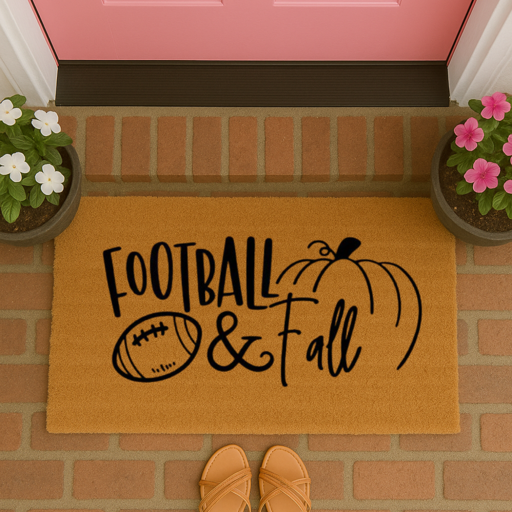 Football & Fall Doormat