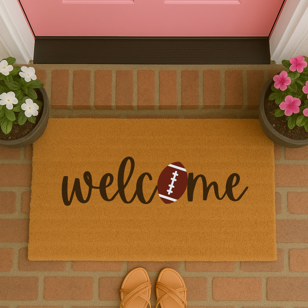 Football Doormat, Welcome Doormat