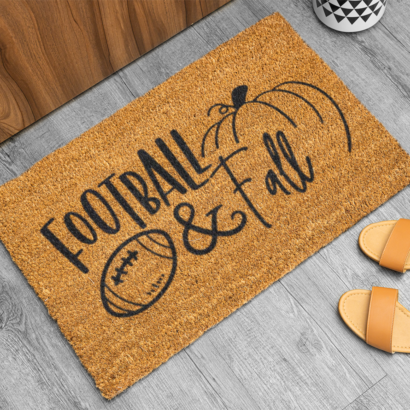 Football & Fall Doormat