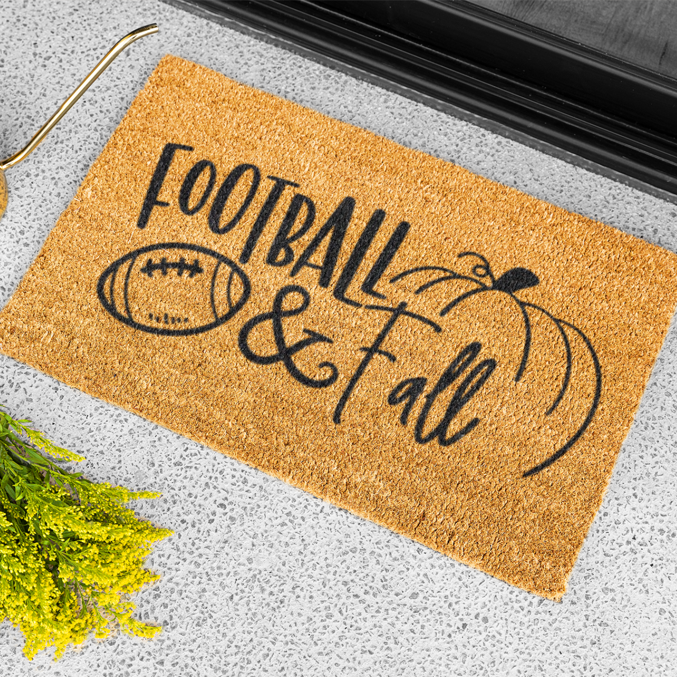 Football & Fall Doormat