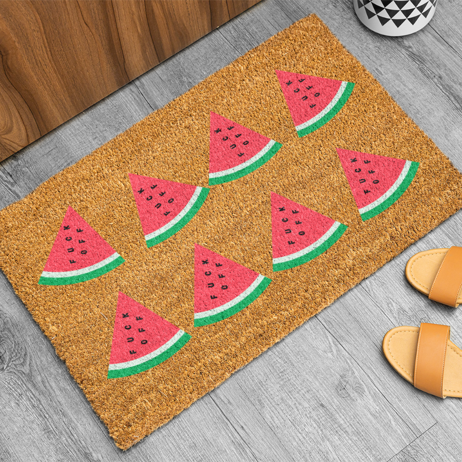 Watermelon Fuck Off Doormat