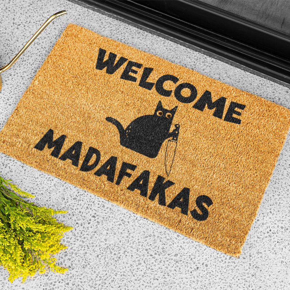 Welcome Madafakas Doormat