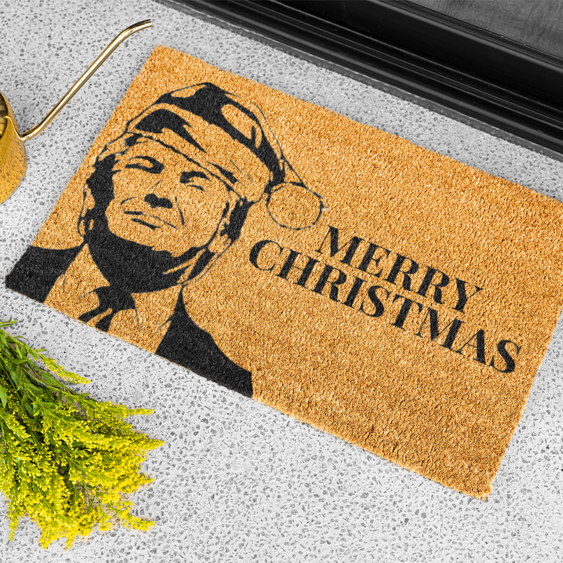 Trump Christmas Doormat, Donald Trump Doormat