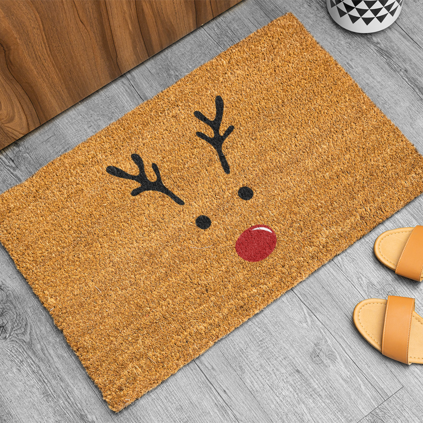 Christmas Doormat, Reindeer Doormat, Funny Doormat