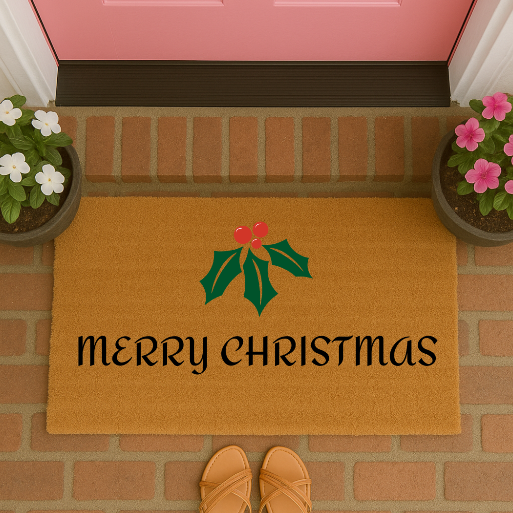 Mistletoe Doormat