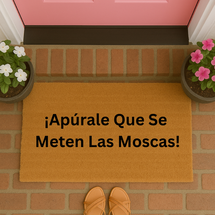 Apurale Que Se Meten Las Moscas Doormat