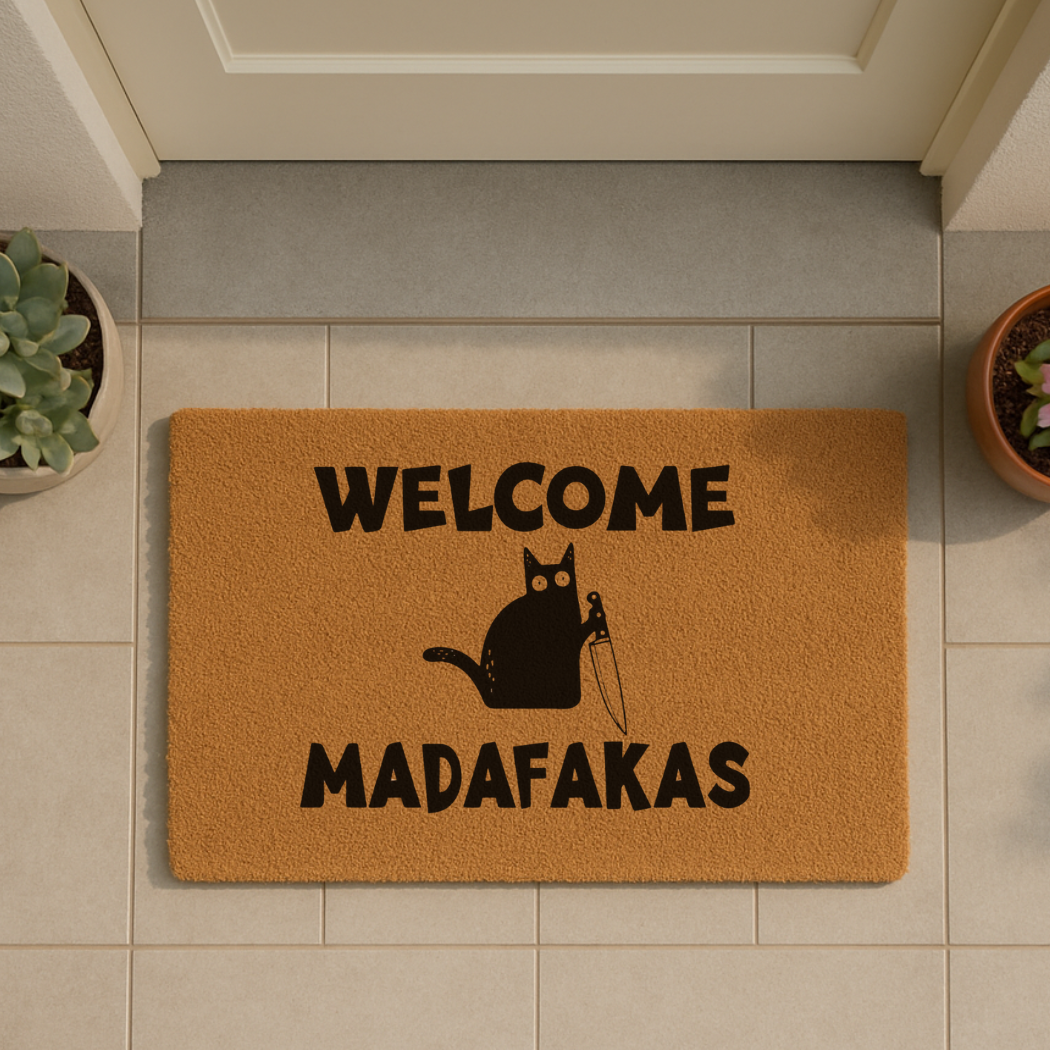 Welcome Madafakas Doormat