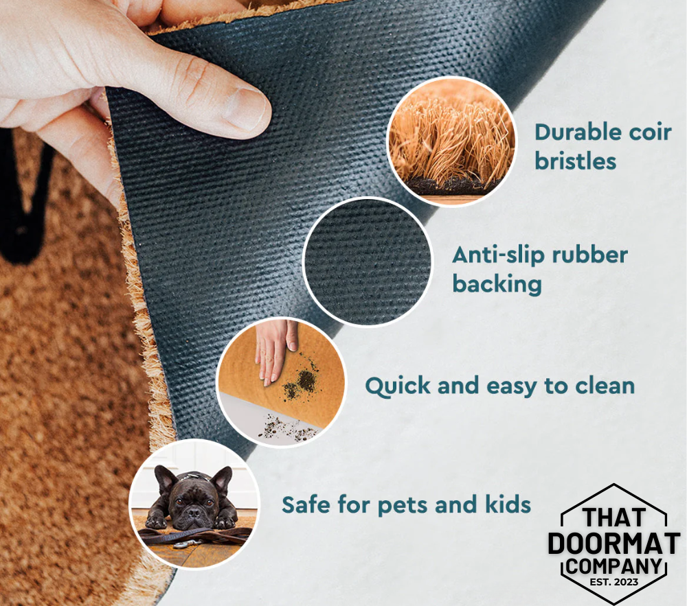 Aqui Escuchamos, Juzgamos Y Nos Burlamos Doormat