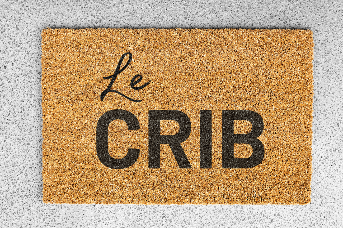 Le Crib Doormat, Le Crib Welcome Mat for Front Door, Le Crib Entrance Mat Outdoor welcome mat funny, welcome mat outdoor funny, door mat coir, funny welcome mats for front door