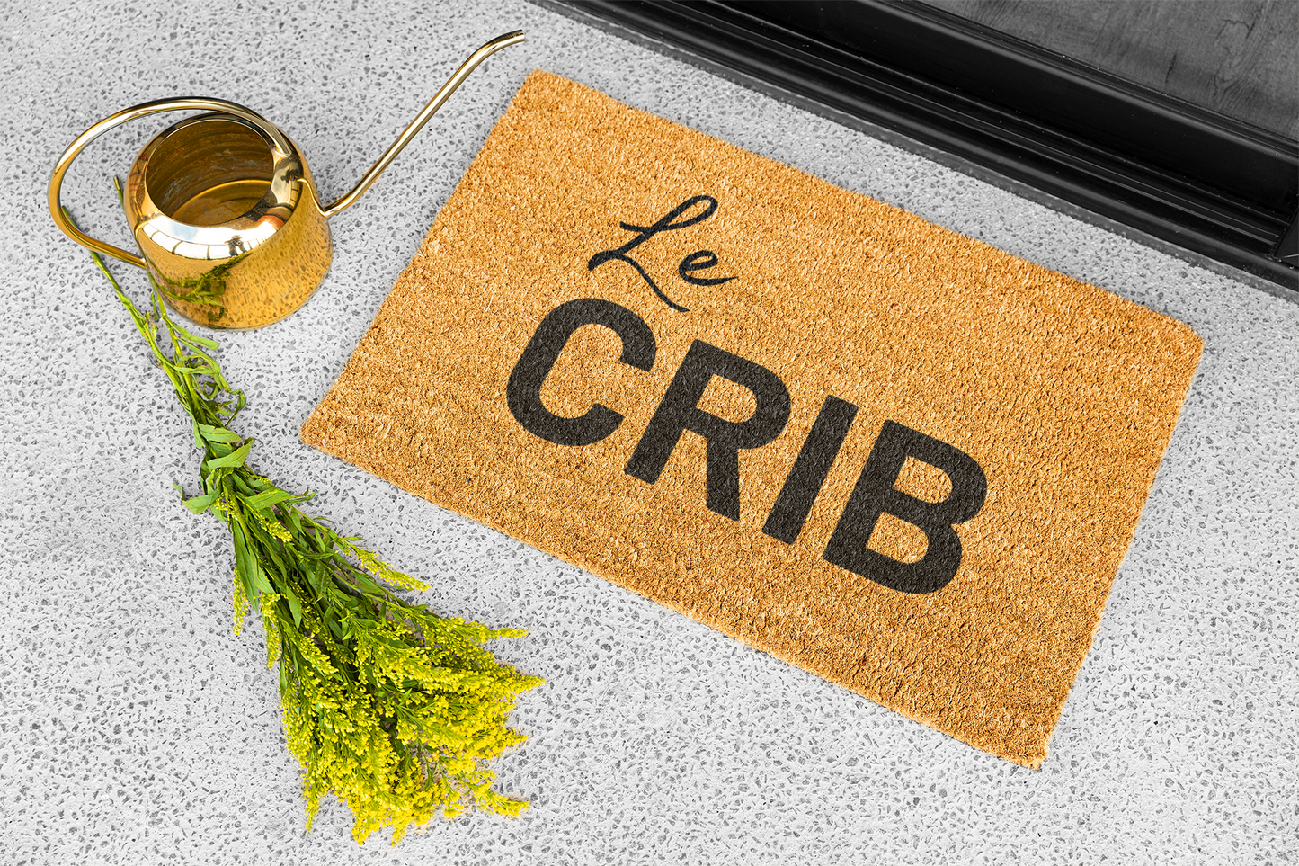 Le Crib Doormat, Le Crib Welcome Mat for Front Door, Le Crib Entrance Mat Outdoor welcome mat funny, welcome mat outdoor funny, door mat coir, funny welcome mats for front door